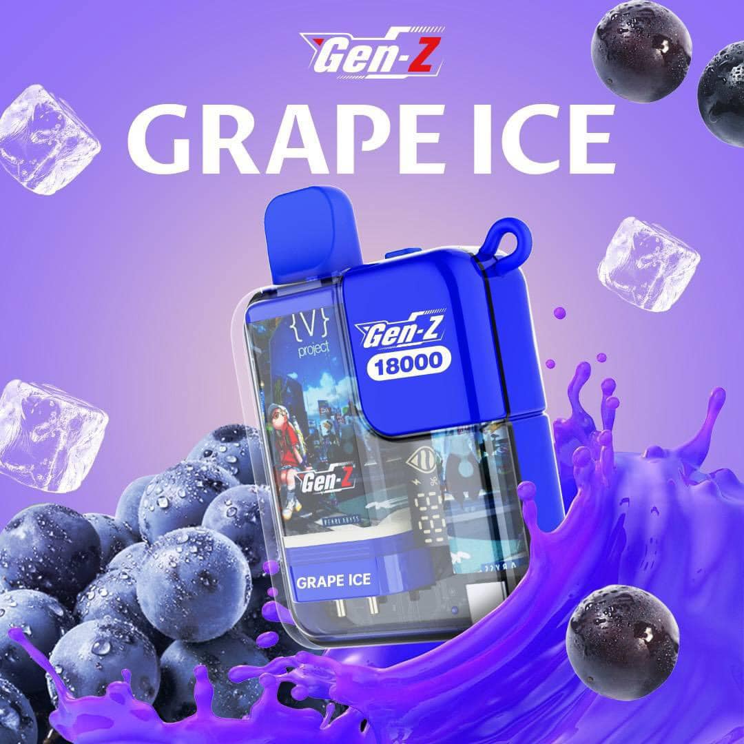 Gen-Z 18000 Hơi Nho Lạnh (50mg) – Pod 1 Lần