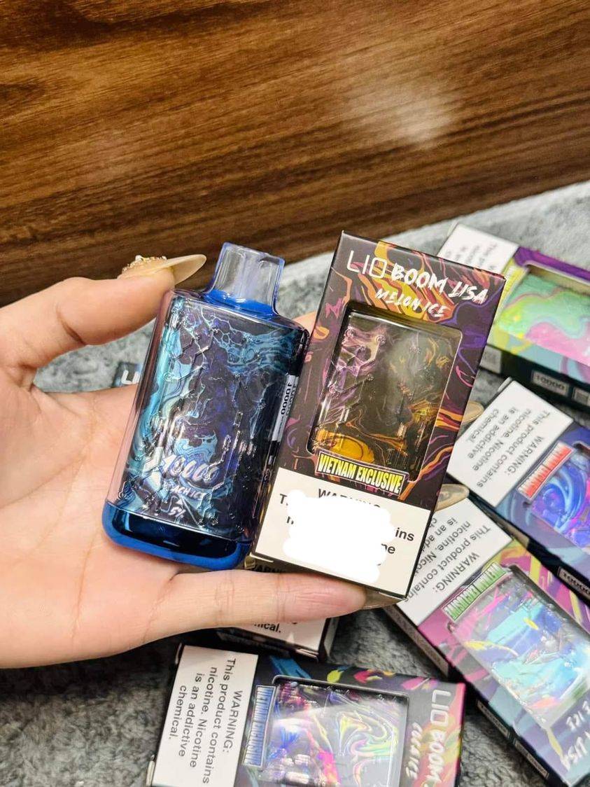 LIO BOOM Lisa 10000 Hơi Đào Lạnh (50mg) – Pod 1 Lần