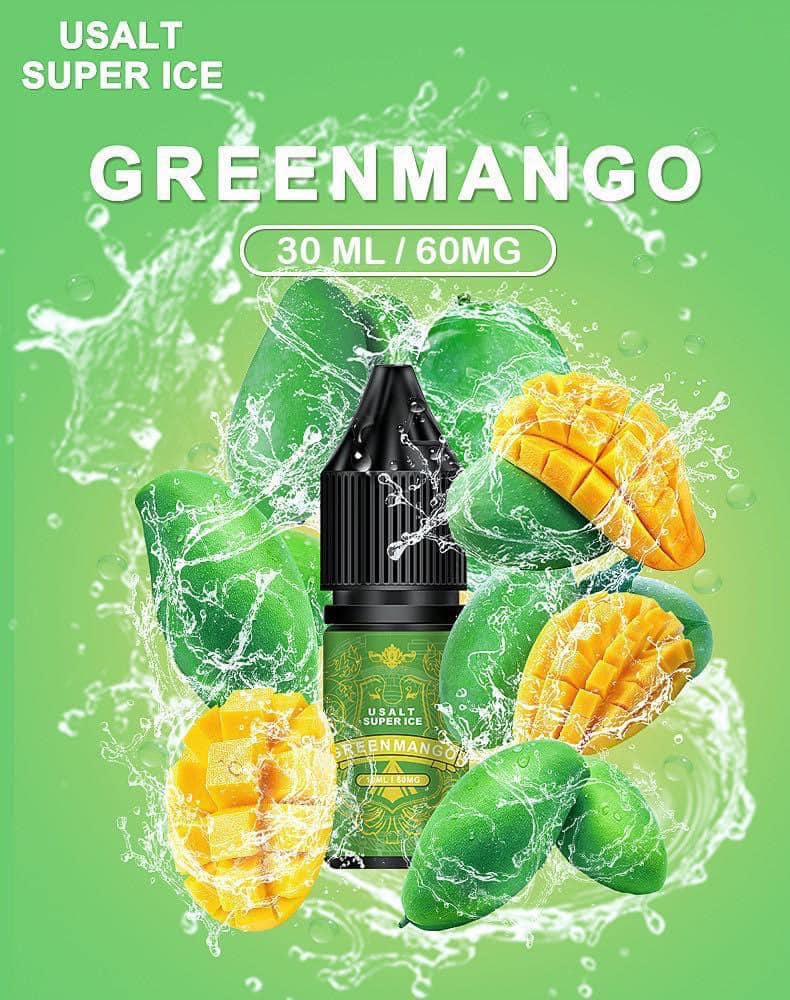 Usalt Super Ice Green Mango Xoài Xanh Saltnic (30ml / 60mg)