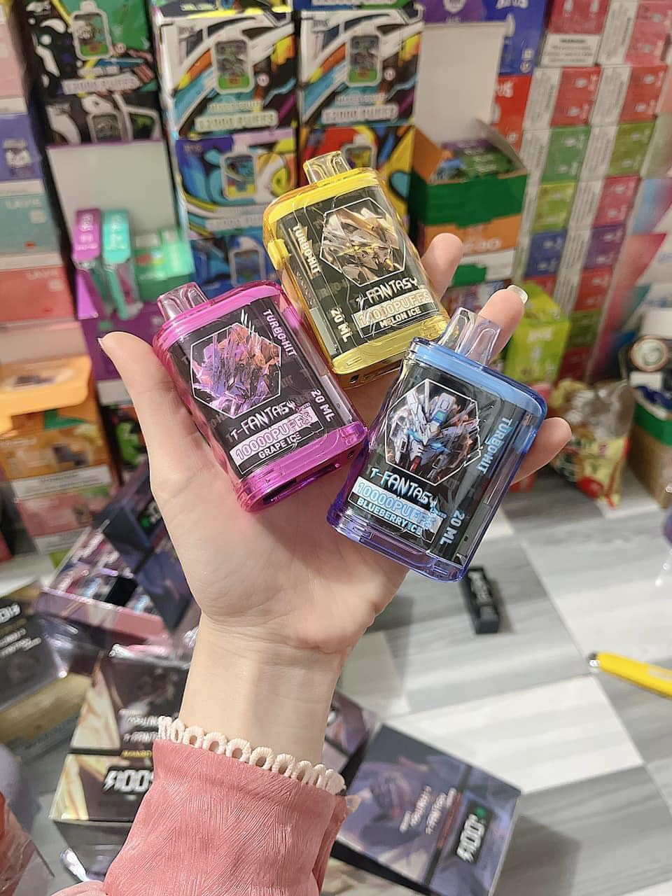 T – Fantasy Limited 10000 Hơi Trà Nhài (50mg) – Pod 1 Lần