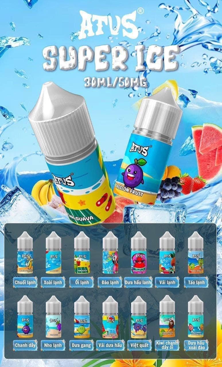 ATVS Super Ice Việt Quất Lạnh Saltnic (30ml / 50mg)