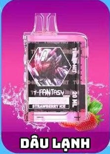 T – Fantasy Limited 10000 Hơi Dâu Lạnh (50mg) – Pod 1 Lần