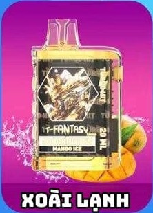 T – Fantasy Limited 10000 Hơi Xoài Lạnh (50mg) – Pod 1 Lần