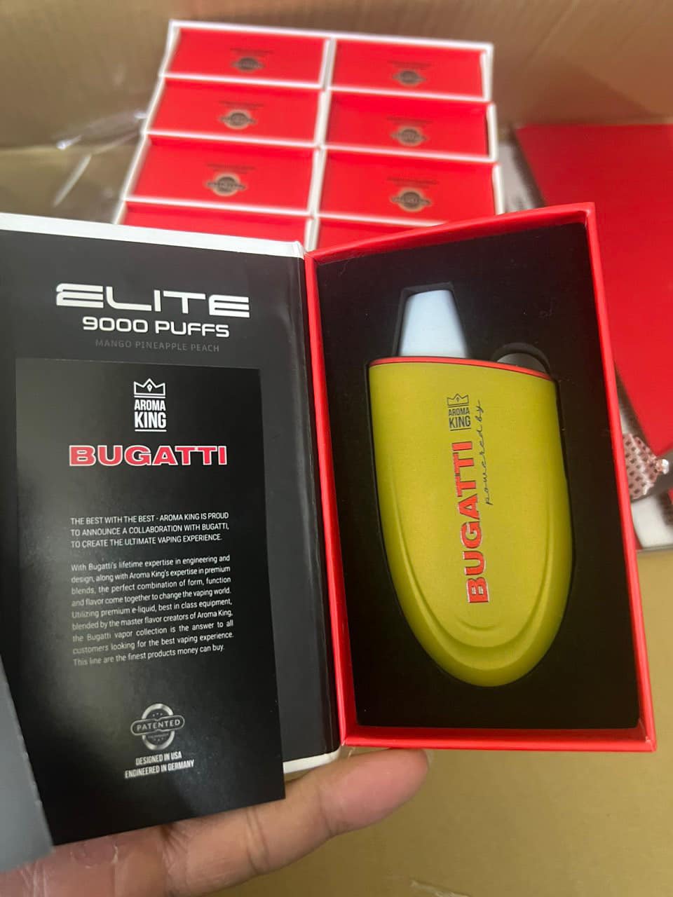 Bugatti Elite 9000 Hơi Xoài Đào Dứa (50mg) – Pod 1 Lần