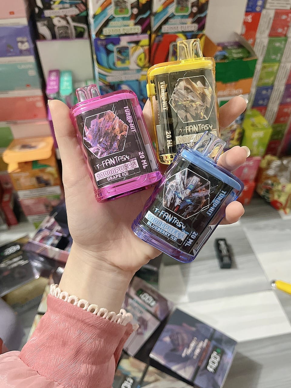 T – Fantasy Limited 10000 Hơi Việt Quất Lạnh (50mg) – Pod 1 Lần