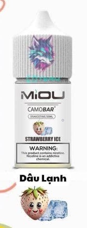 MiOU Camobar Juice Dâu Lạnh Saltnic (30ml / 50mg)