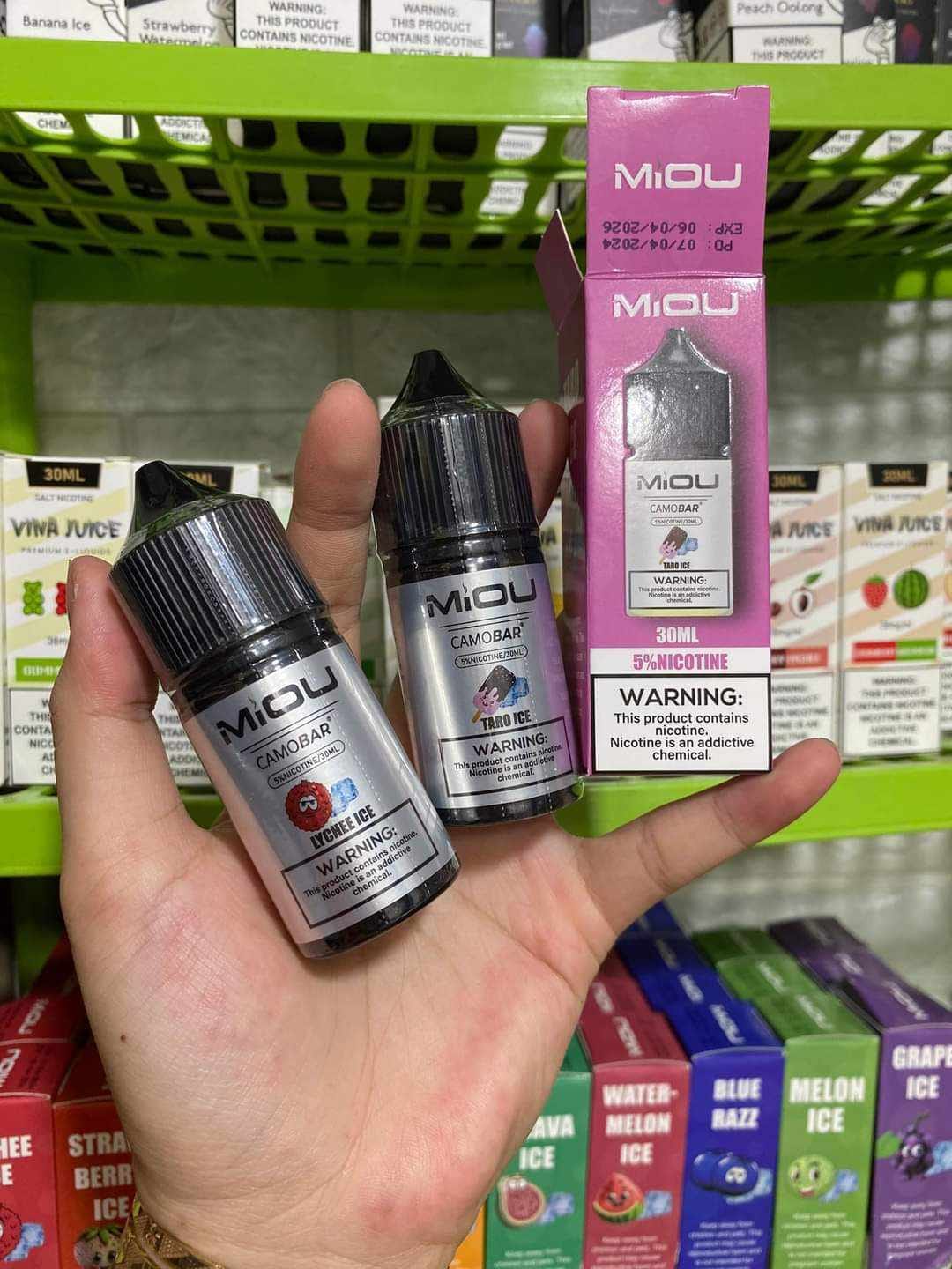 MiOU Camobar Juice Khoai Môn Lạnh Saltnic (30ml / 50mg)