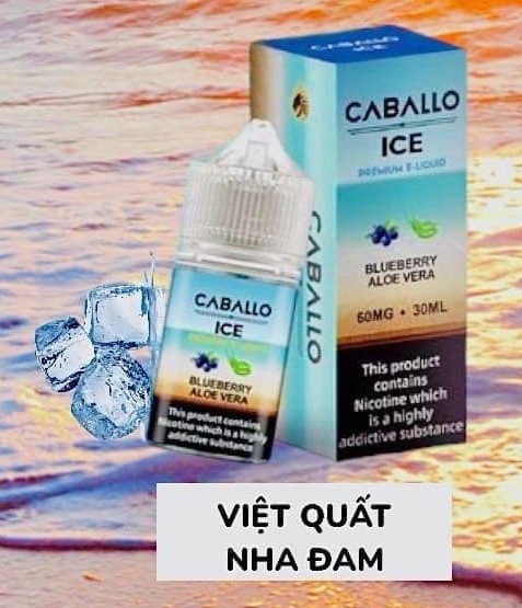 Caballo Ice Việt Quất Nha Đam Saltnic (30ml / 60mg)