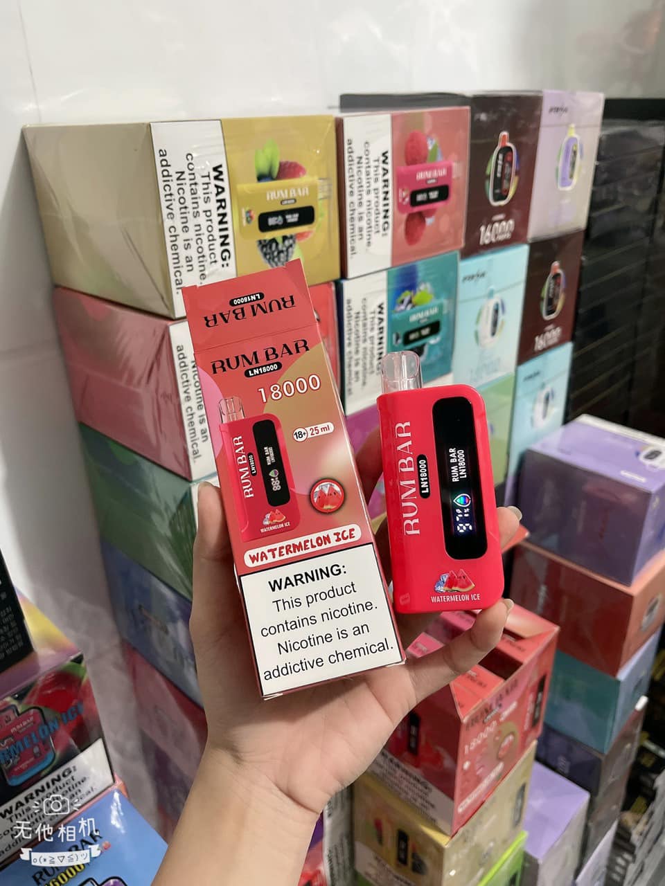 Rum Bar 18000 Hơi Dưa Hấu Lạnh (50mg) – Pod 1 Lần