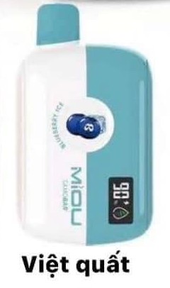 MiOU 16000 Hơi Việt Quất Lạnh (50mg) – Pod 1 Lần