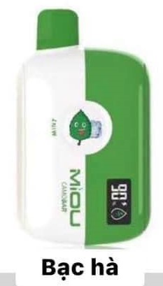 MiOU 16000 Hơi Bạc Hà (50mg) – Pod 1 Lần