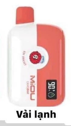 MiOU 16000 Hơi Vải Lạnh (50mg) – Pod 1 Lần