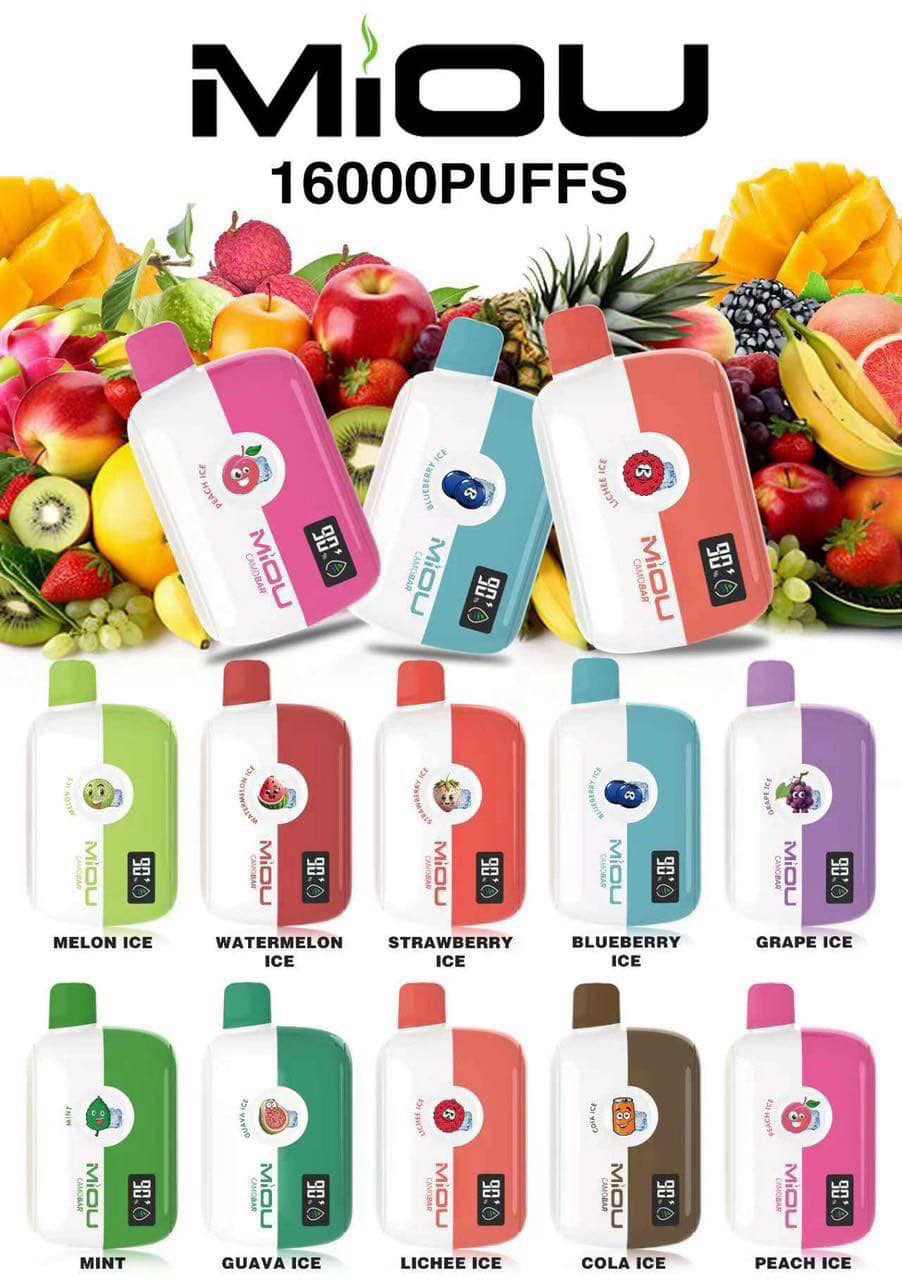 MiOU 16000 Hơi Dâu Lạnh (50mg) – Pod 1 Lần