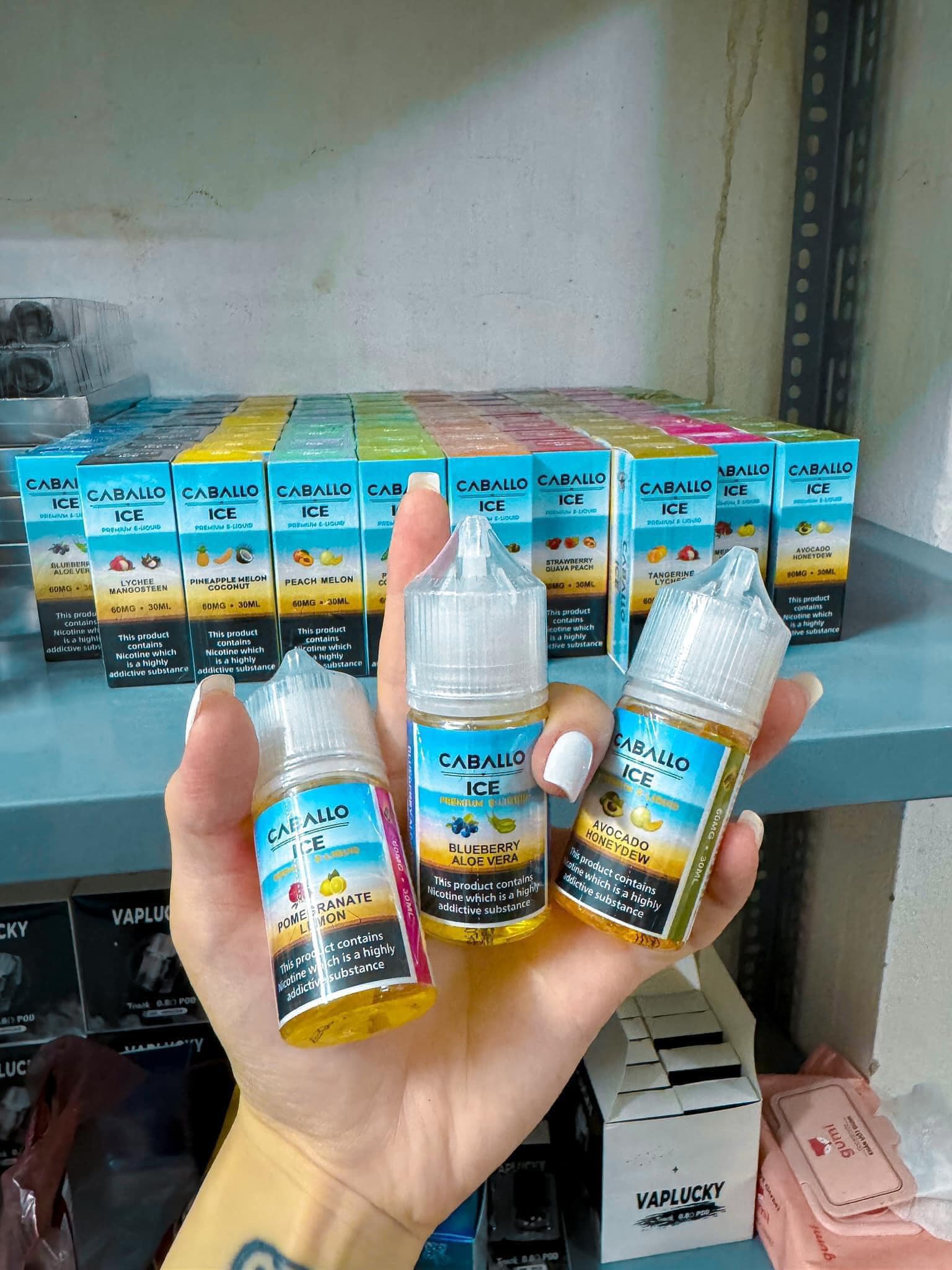 Caballo Ice Lựu Đỏ Chanh Saltnic (30ml / 60mg)