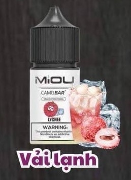 MiOU Camobar Juice Vải Lạnh Saltnic (30ml / 50mg)