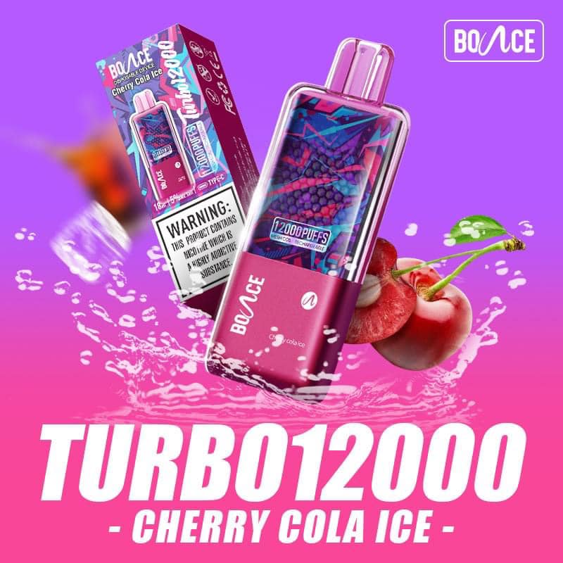 Turbo 12000 Hơi Cherry Coca Cola Lạnh (50mg) – Pod 1 Lần