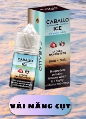 Caballo Ice Vải Măng Cụt Saltnic (30ml / 60mg)