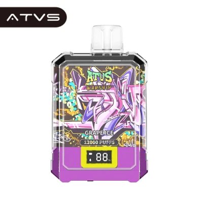 ATVS Warship Hương Vị Nho Lạnh 12000 Hơi Saltnic (50mg)