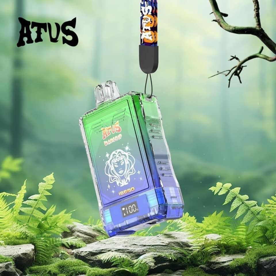 ATVS Warship 18000 Hơi - Táo Lạnh (50mg) – Pod 1 Lần