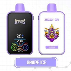 ATVS Mecha Vape 25000 Hơi Nho Lạnh (50mg) – Pod 1 Lần