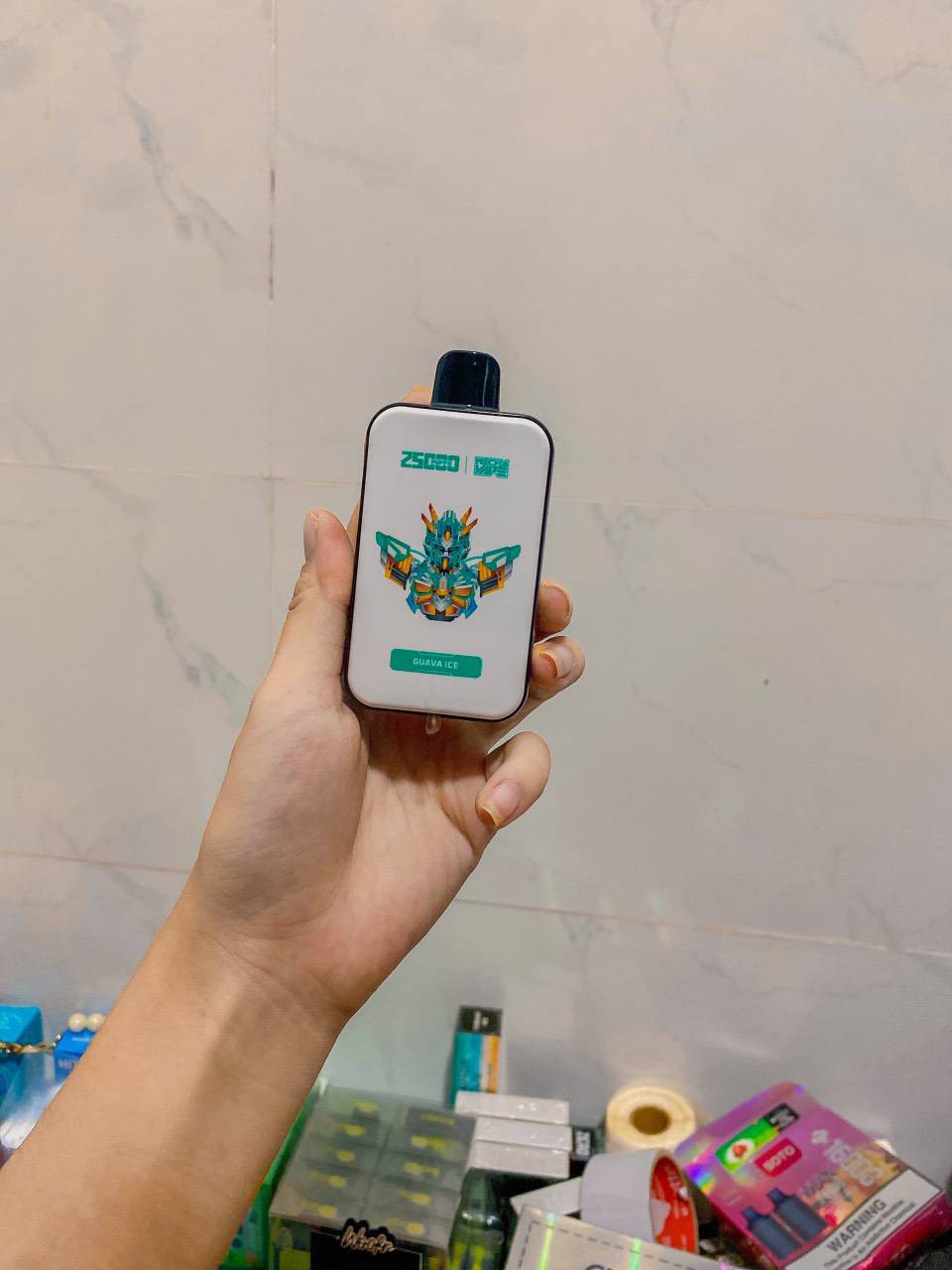 ATVS Mecha Vape 25000 Hơi Ổi Lạnh (50mg) – Pod 1 Lần
