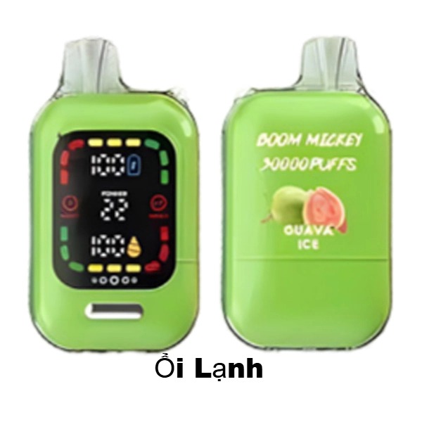 Boom Mickey 30000 Hơi Ổi Lạnh (50mg) - Pod 1 lần