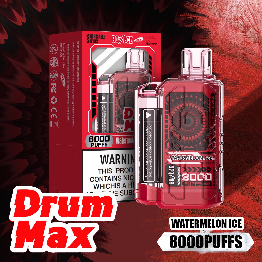Bounce Drum Max 8000 Hơi Dưa Hấu Lạnh (50mg) - Pod 1 lần