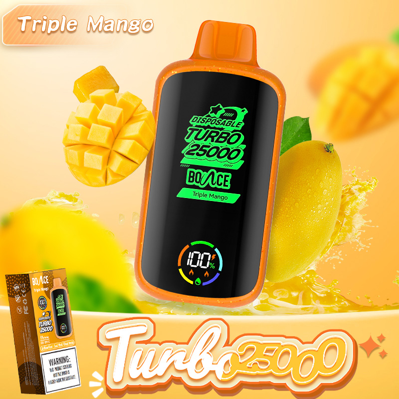 Turbo 25000 Hơi Xoài Lạnh (50mg) – Pod 1 Lần