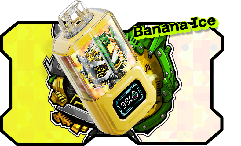 Crazyace B15000 15000 Hơi Chuối Lạnh (50mg) – Pod 1 Lần