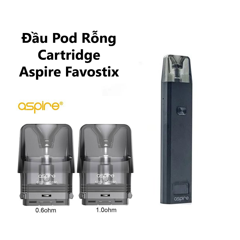 Đầu Pod Aspire Favostix Cartridge 0.6/0.8/1.0 ohm (close pod)