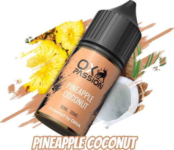 Oxva Ox Passion Dứa Dừa Saltnic (30ml / 38mg / 58mg)