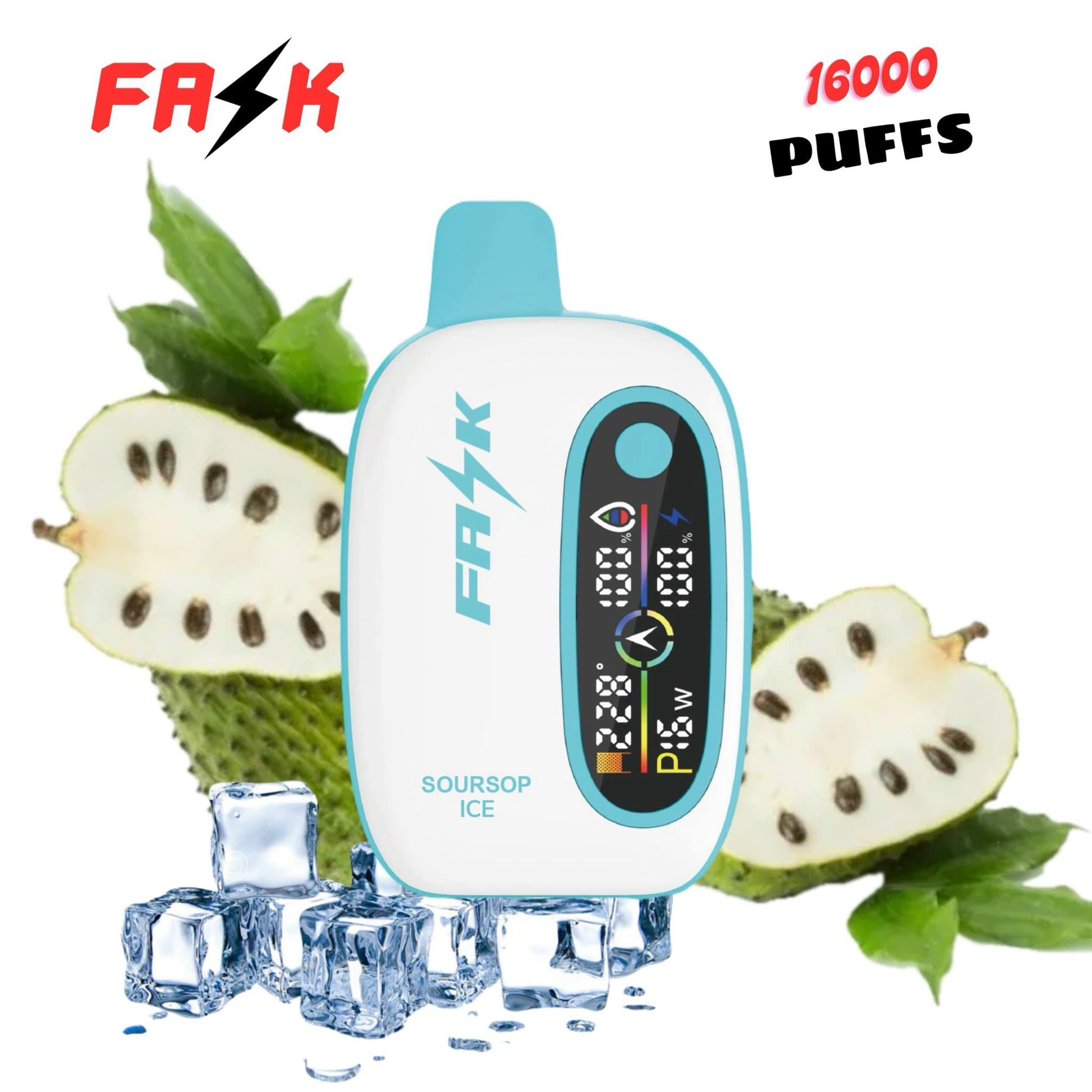 Fask 16000 Hơi - Mãng Cầu Lạnh (50mg) – Pod 1 Lần