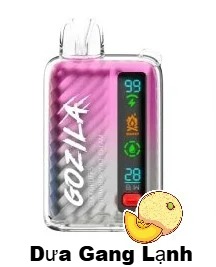 Keystone Gozila 25000 Hơi Dưa Gang Lạnh (50mg) - Pod 1 lần