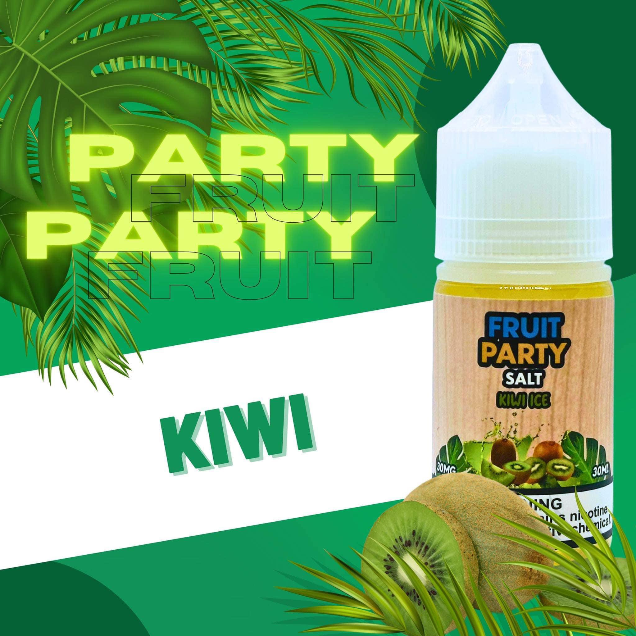 Fruit Party Kiwi Ice Saltnic (30ml/30mg/50mg)