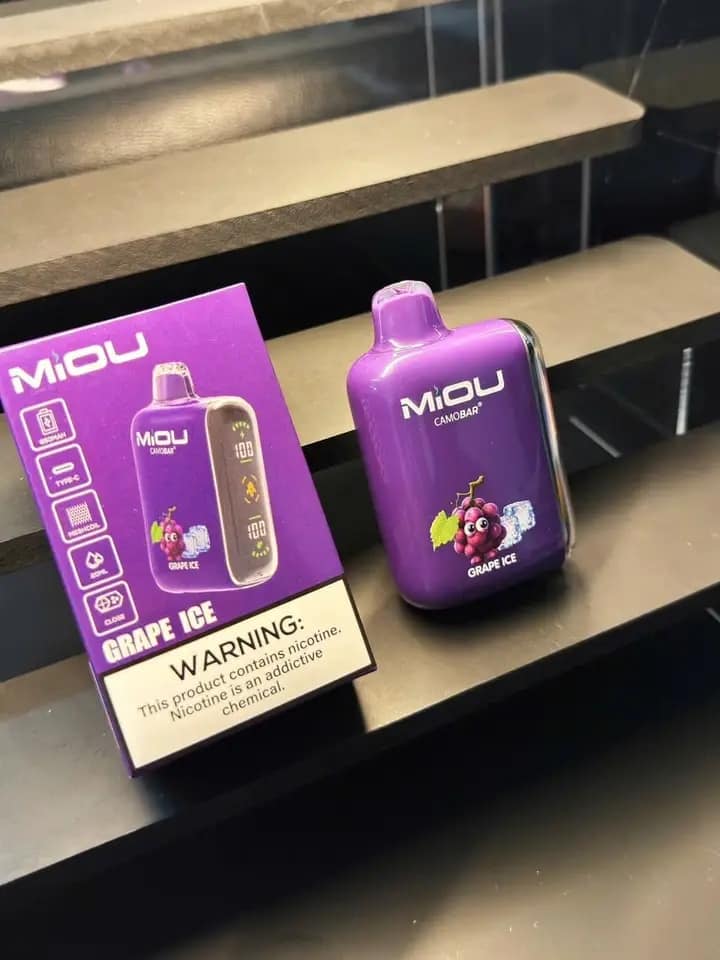 MiOU Camobar 15000 Hơi Nho Lạnh (50mg) – Pod 1 Lần