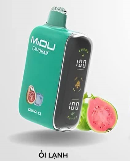 MiOU Camobar 15000 Hơi Ổi Lạnh (50mg) – Pod 1 Lần