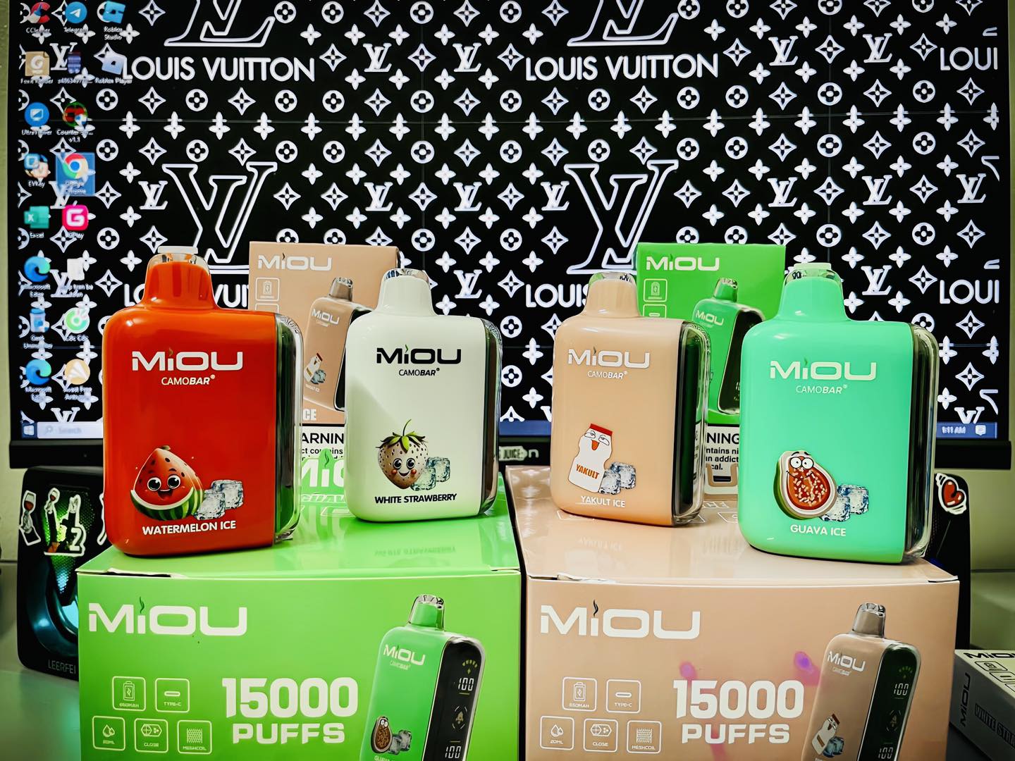 MiOU Camobar 15000 Hơi Ổi Lạnh (50mg) – Pod 1 Lần
