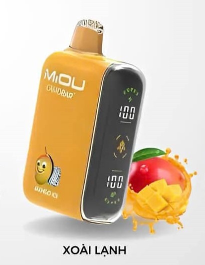 MiOU Camobar 15000 Hơi Xoài Lạnh (50mg) – Pod 1 Lần