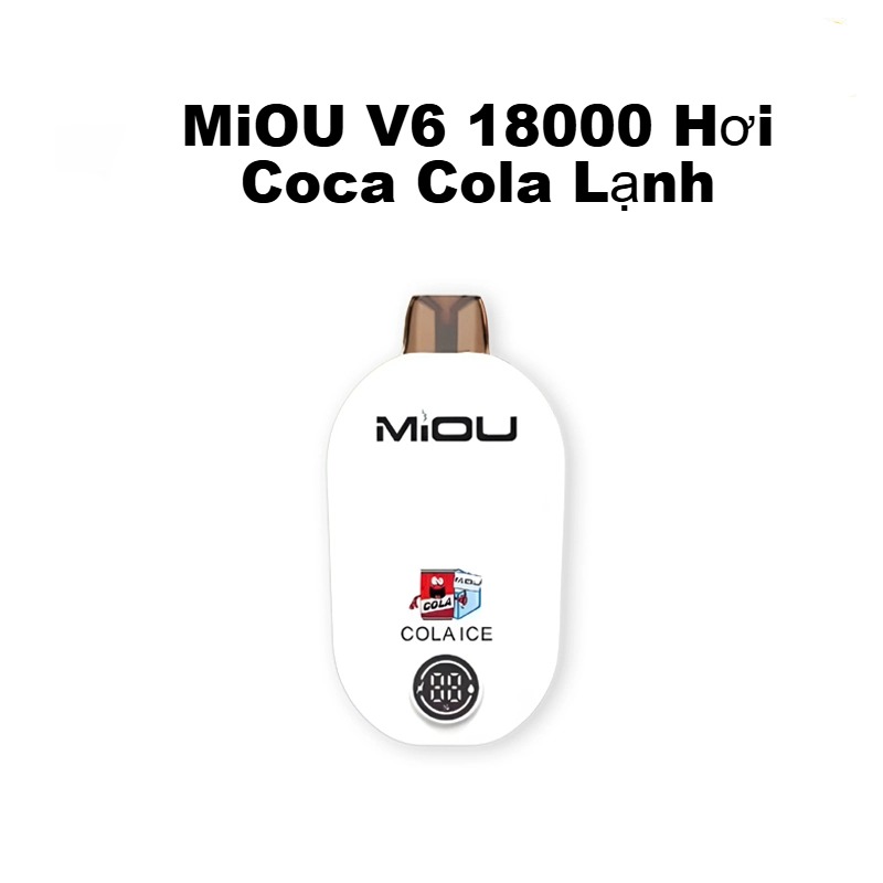 MiOU V6 18000 Hơi Coca Cola Lạnh (50mg) – Pod 1 Lần