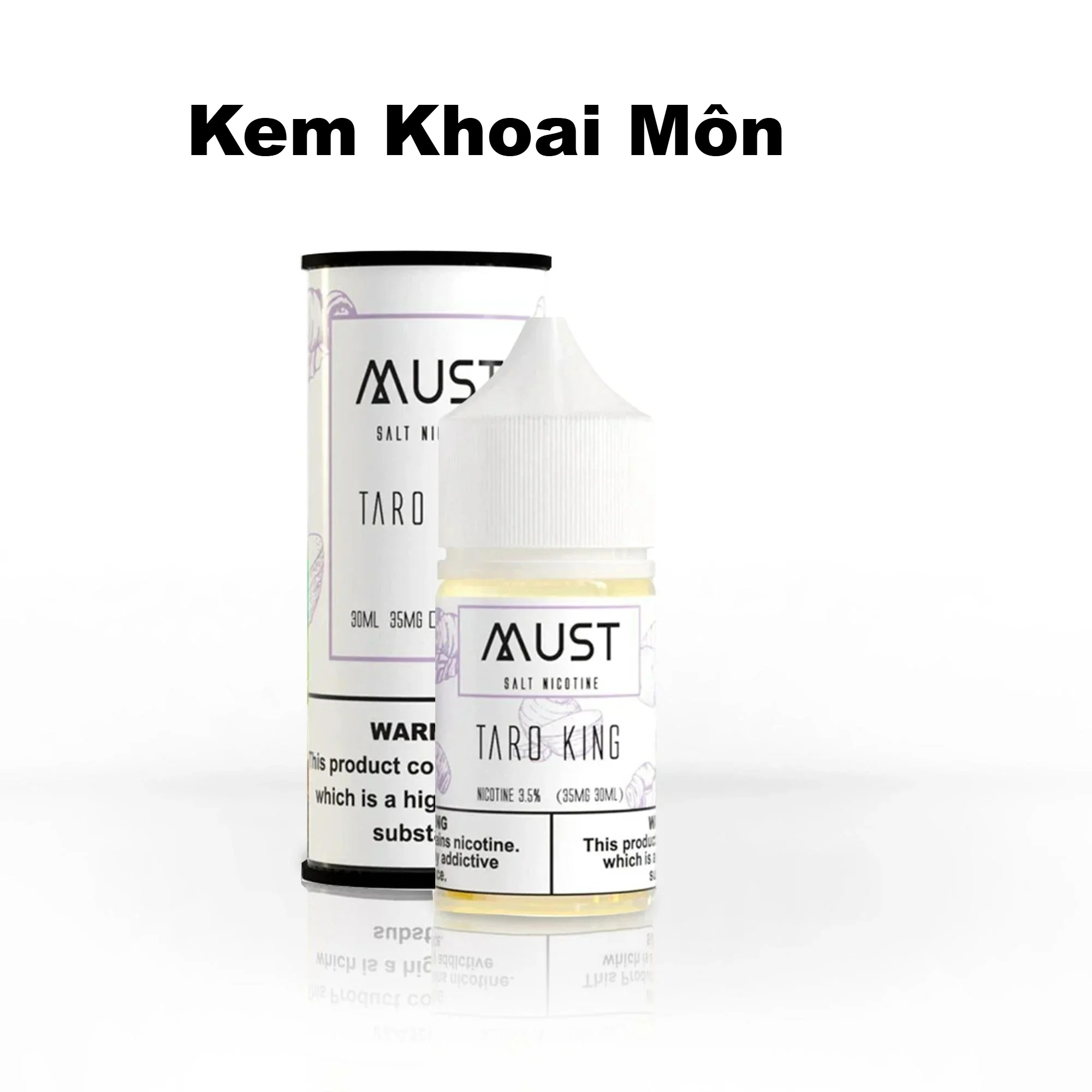 MUST Kem Khoai Môn Saltnic (30ml / 35mg / 55mg)