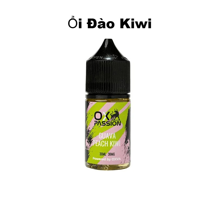 Oxva Ox Passion Ổi Đào Kiwi Saltnic (30ml / 38mg / 58mg)