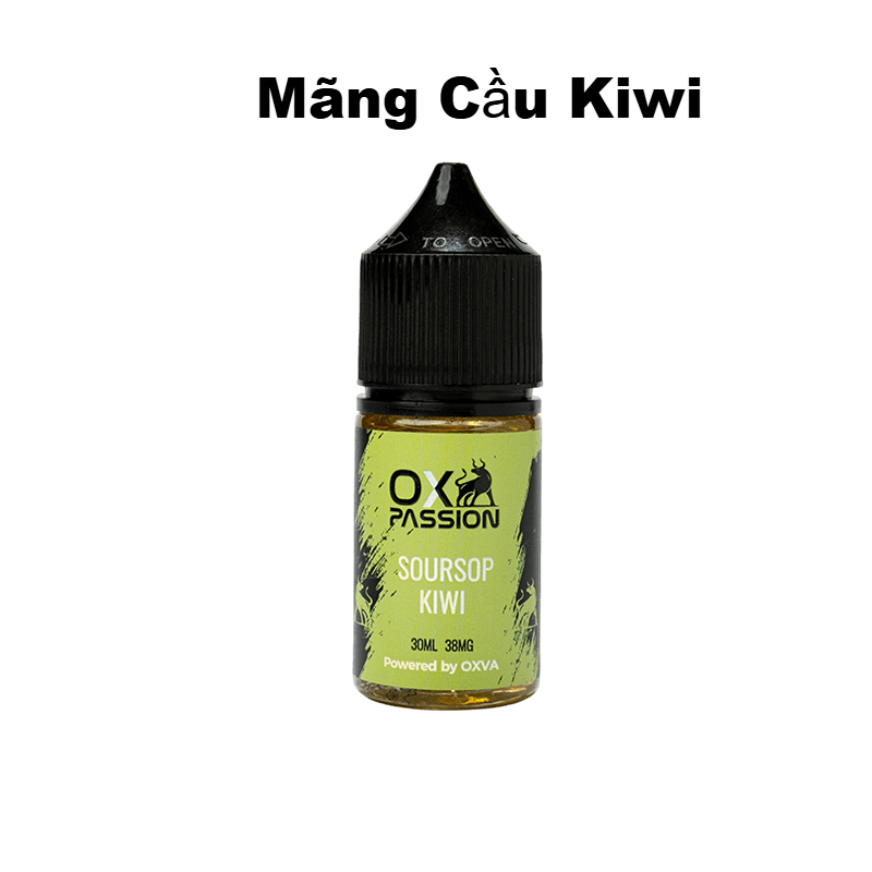 Oxva Ox Passion Mãng Cầu Kiwi Saltnic (30ml / 38mg / 58mg)