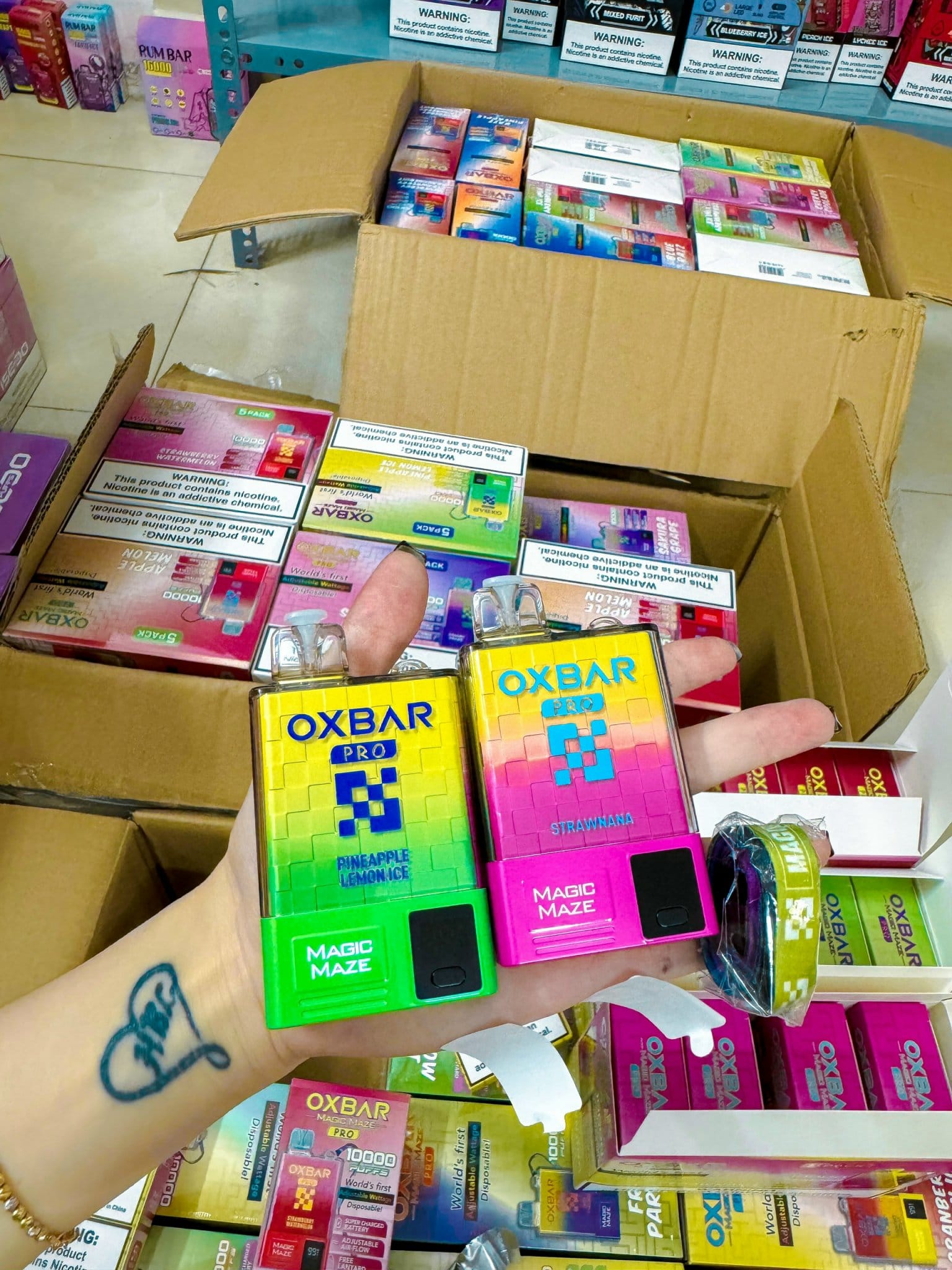 Oxbar Magic Maze Pro 10000 Hơi Dâu Chuối (50mg) – Pod 1 Lần