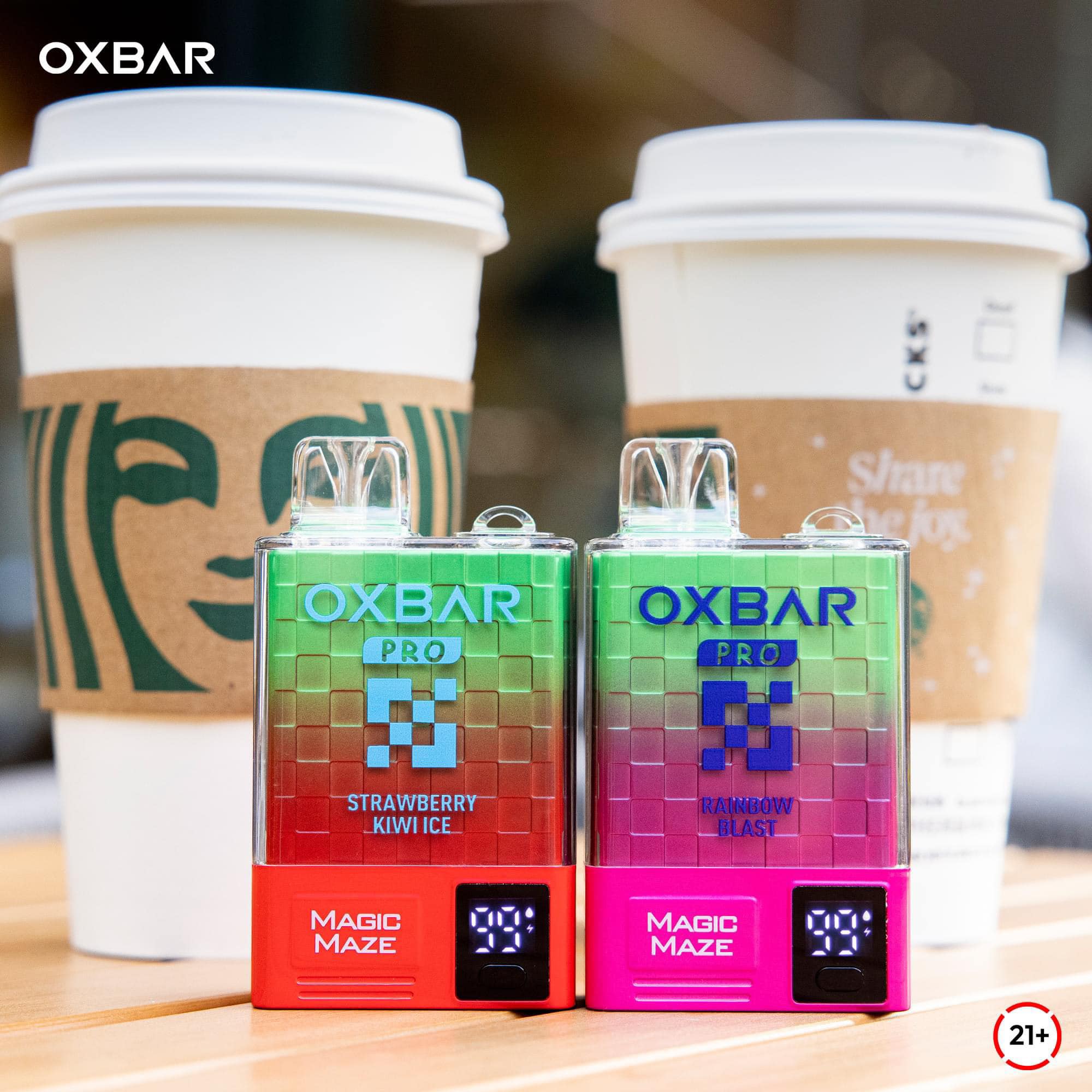 Oxbar Magic Maze Pro 10000 Hơi Kẹo Cầu Vồng (50mg) – Pod 1 Lần