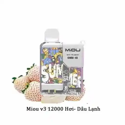 MiOU V3 12000 Hơi Hương Vị Dâu Tây (50mg) – Pod 1 Lần