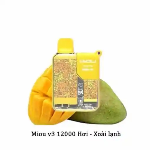 MiOU V3 12000 Hơi Hương Vị Xoài Lạnh (50mg) – Pod 1 Lần