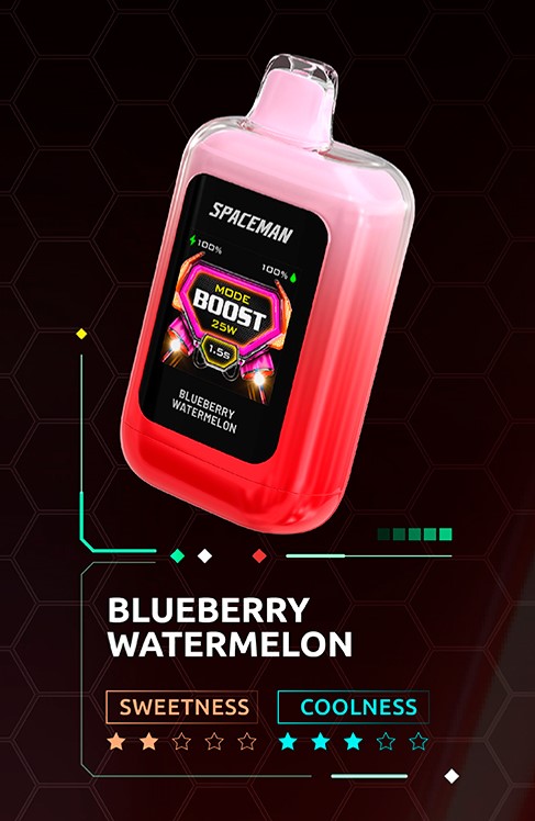 Spaceman Nebula 25k Plus 25000 Hơi Dưa Hấu Việt Quất (50mg) - Pod 1 lần