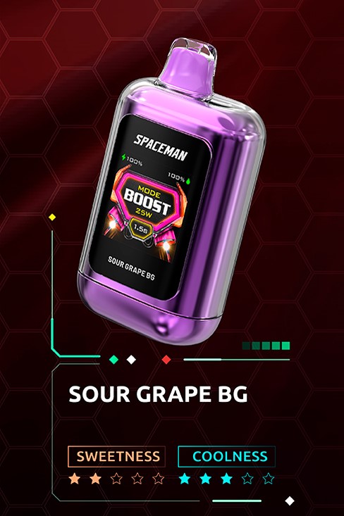 Spaceman Nebula 25k Plus 25000 Hơi Nho Lạnh (50mg) - Pod 1 lần