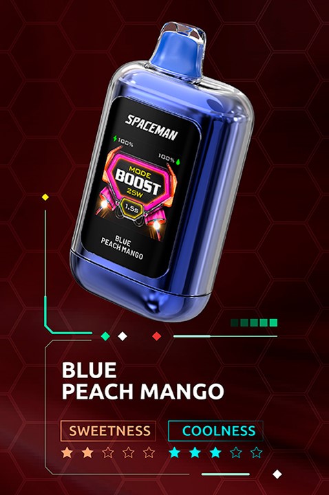 Spaceman Nebula 25k Plus 25000 Hơi Xoài Đào (50mg) - Pod 1 lần