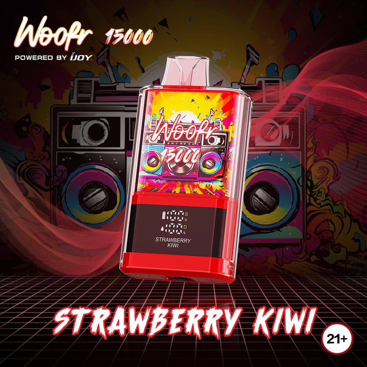LIO Woofr 15000 Hơi Dâu Kiwi (50mg) – Pod 1 Lần